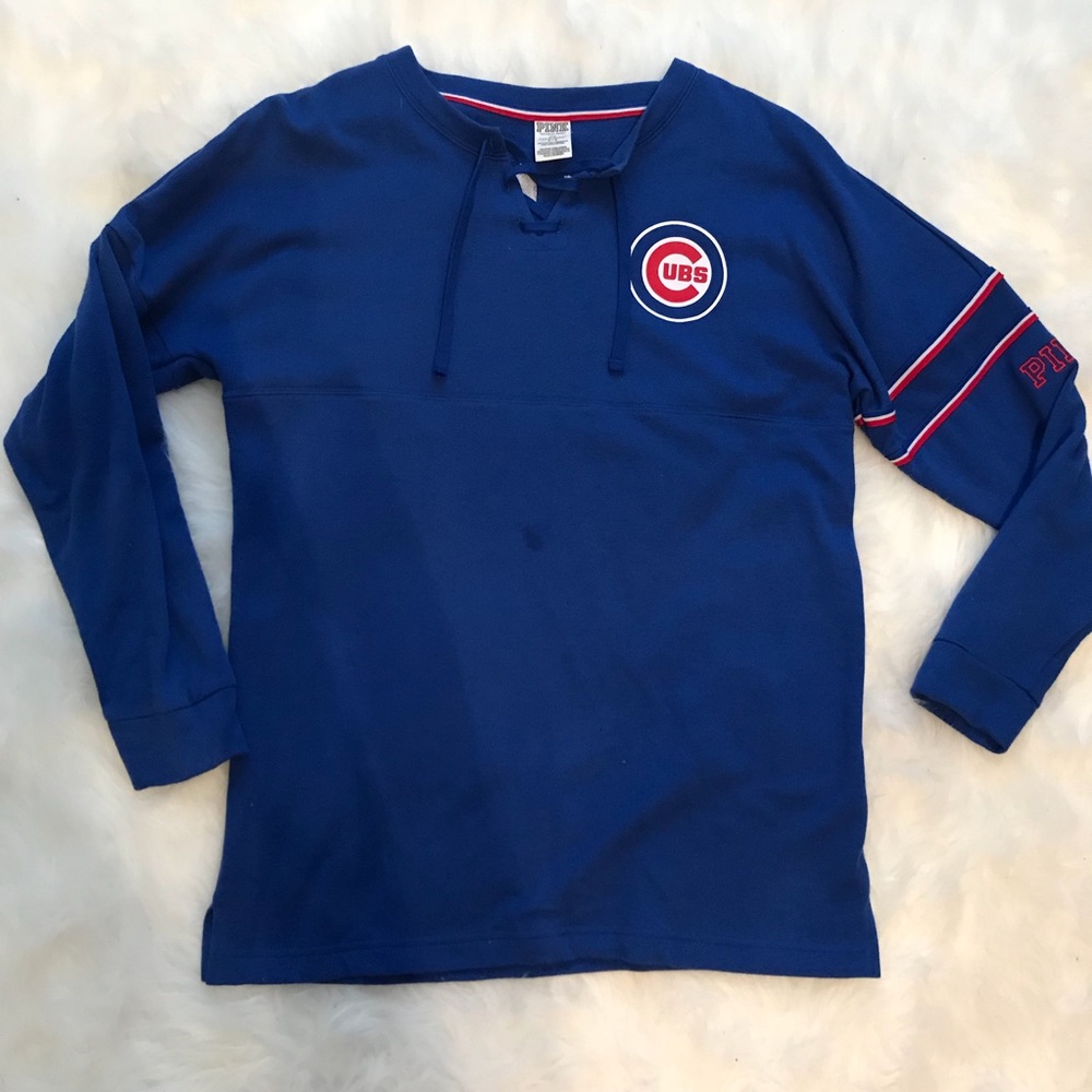 VS PINK Chicago Cubs Bling Crew